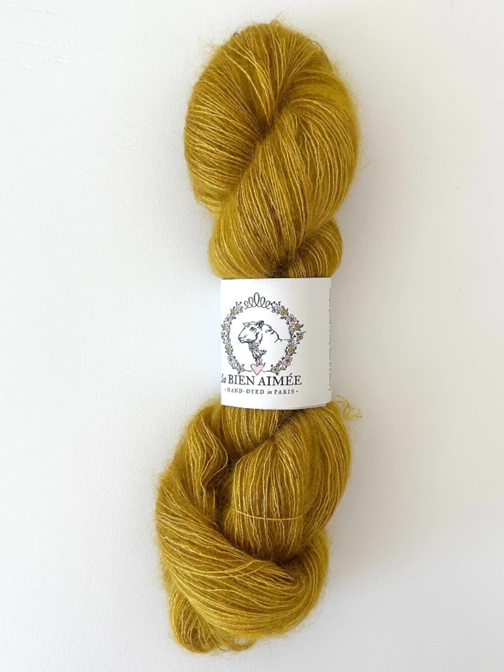 La Bien Aimee Mohair Silk, color Yellow Brick Road Graffiti